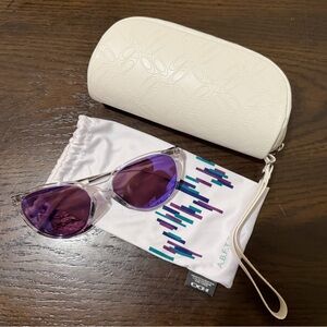 Oakley Purple and Clear Sunglasses